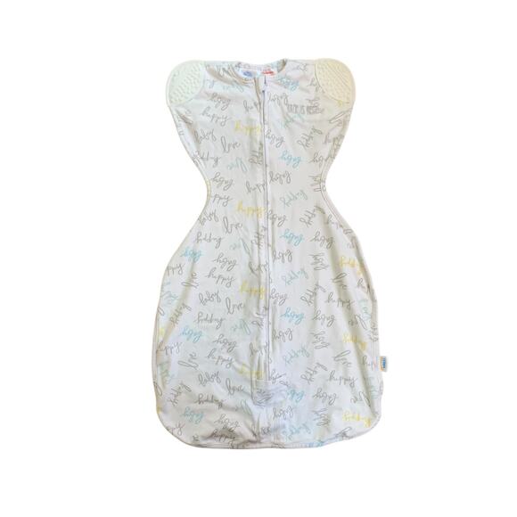 Halo Self Soothing Swaddle in Happy Baby Print - Picture 1 of 7